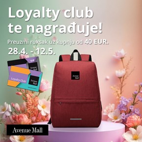 ​Potroši 40 EUR u Avenue Mallu i preuzmi svoj ruksak